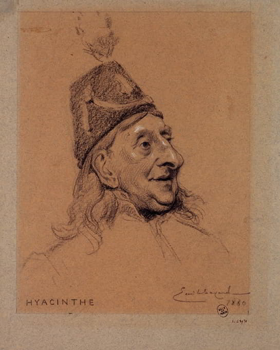 皇宫演员海辛特的肖像。