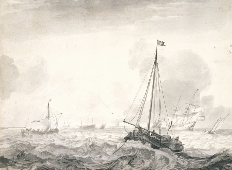 Ludolf Bakhuysen - Turbulent sea