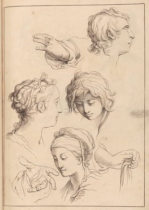 Hamlet Winstanley - Sketches of Heads and Hands