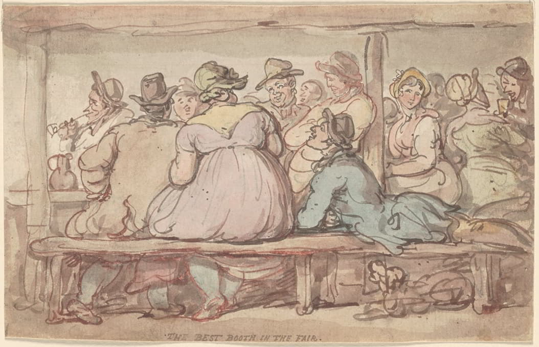 Thomas Rowlandson - The best booth in the fair