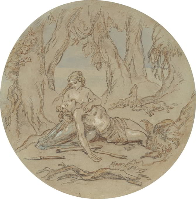 Hablot Knight Browne - Designs for a series of plates illustrating Venus and Adonis pl3
