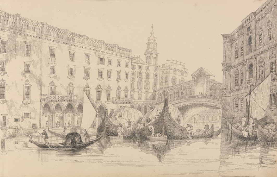 Sir Charles D'Oyly - The Rialto – Venice
