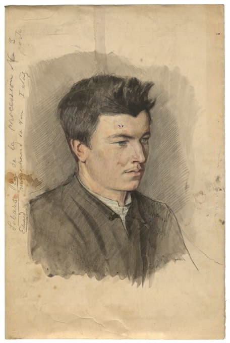 Ladislav Mednyánszky - Portrait of Eduard Lebars
