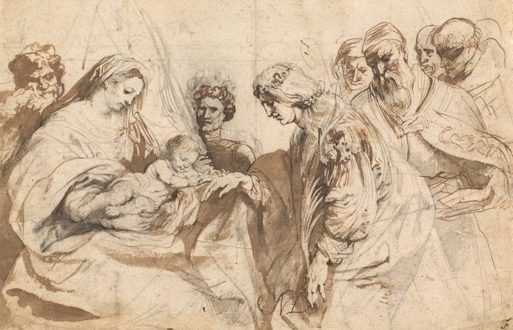 Anthony van Dyck - The Mystic Marriage of Saint Catherine