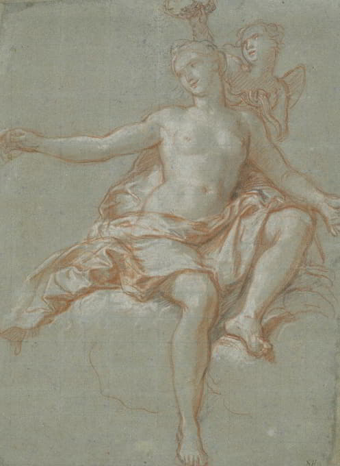 Antoine Coypel - Cupid Stealing Venus’ Floral Crown