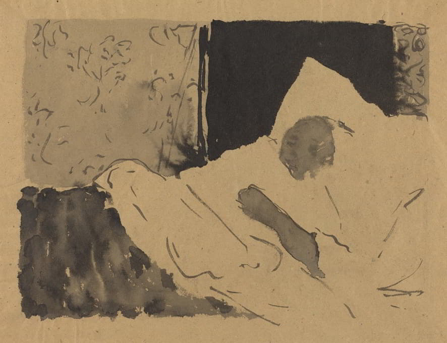 Édouard Vuillard - Madame V. Sleeping
