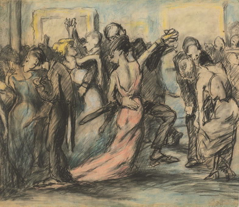 George Wesley Bellows - Society Ball (verso)