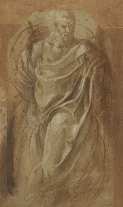 Girolamo Muziano - A Standing Man in Classical Drapery