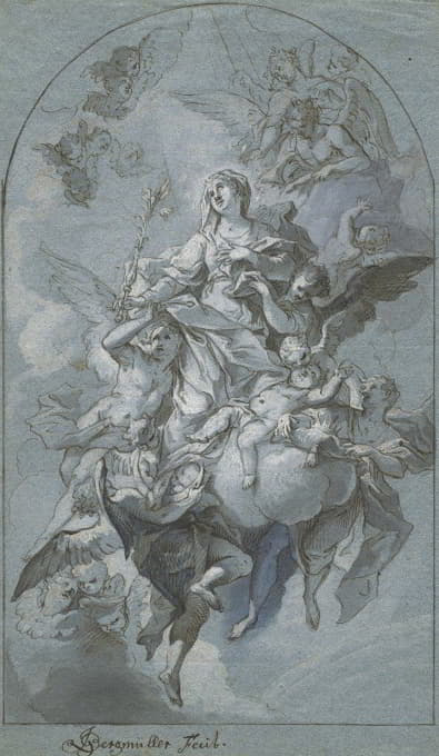 Johann Georg Bergmüller - The Immaculate Conception
