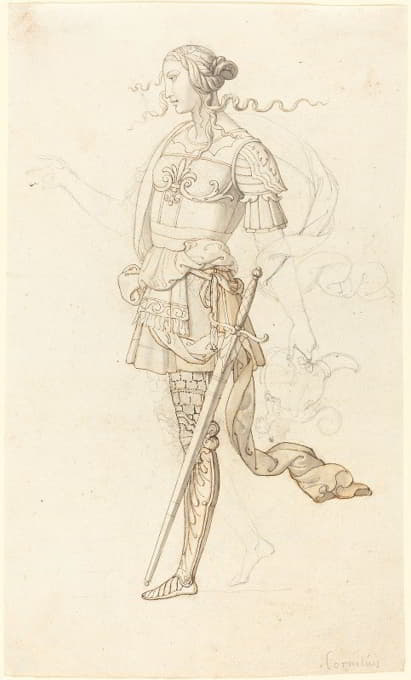 Peter von Cornelius - Erminia