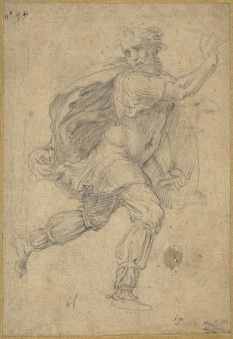 Polidoro da Caravaggio - Fleeing Barbarian