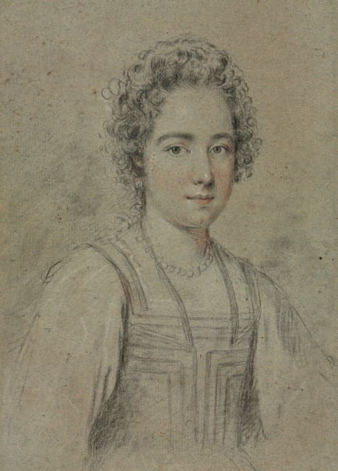 一位戴着珍珠的年轻女子的画像