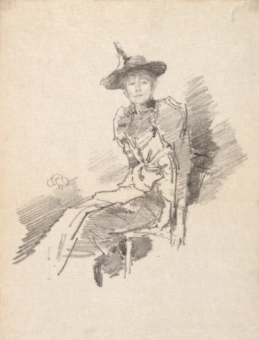 James Abbott McNeill Whistler - The Winged Hat