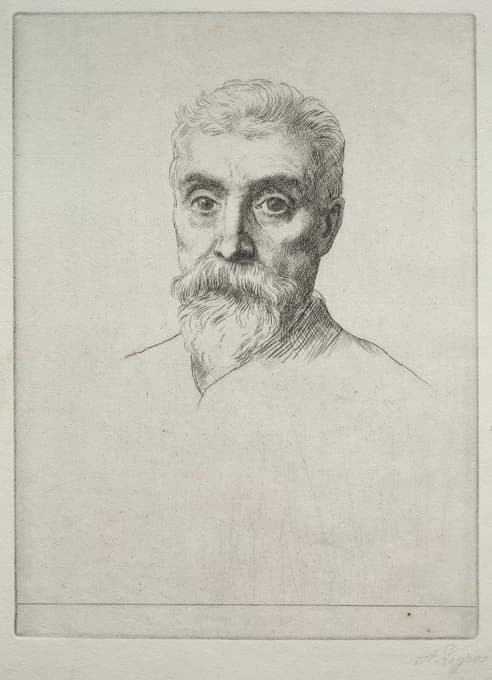 海勒姆·S·马克西姆爵士肖像