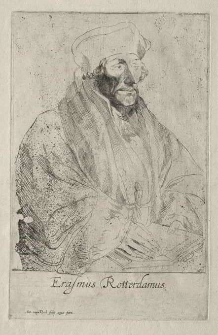 Anthony van Dyck - Desiderius Erasmus of Rotterdam