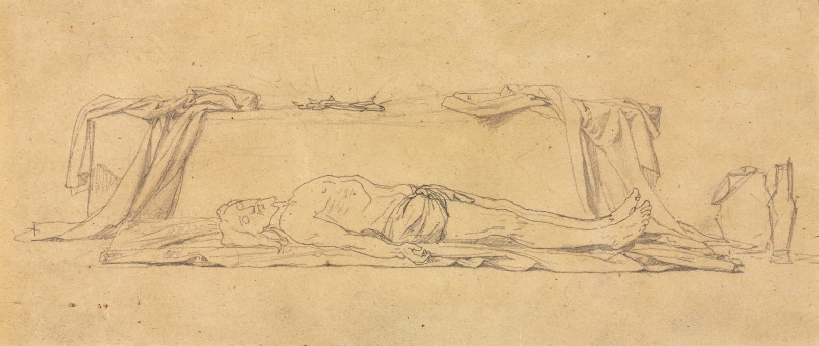 Jules-Eugène Lenepveu - Sketch of the Dead Christ Lying by the Sepulchre