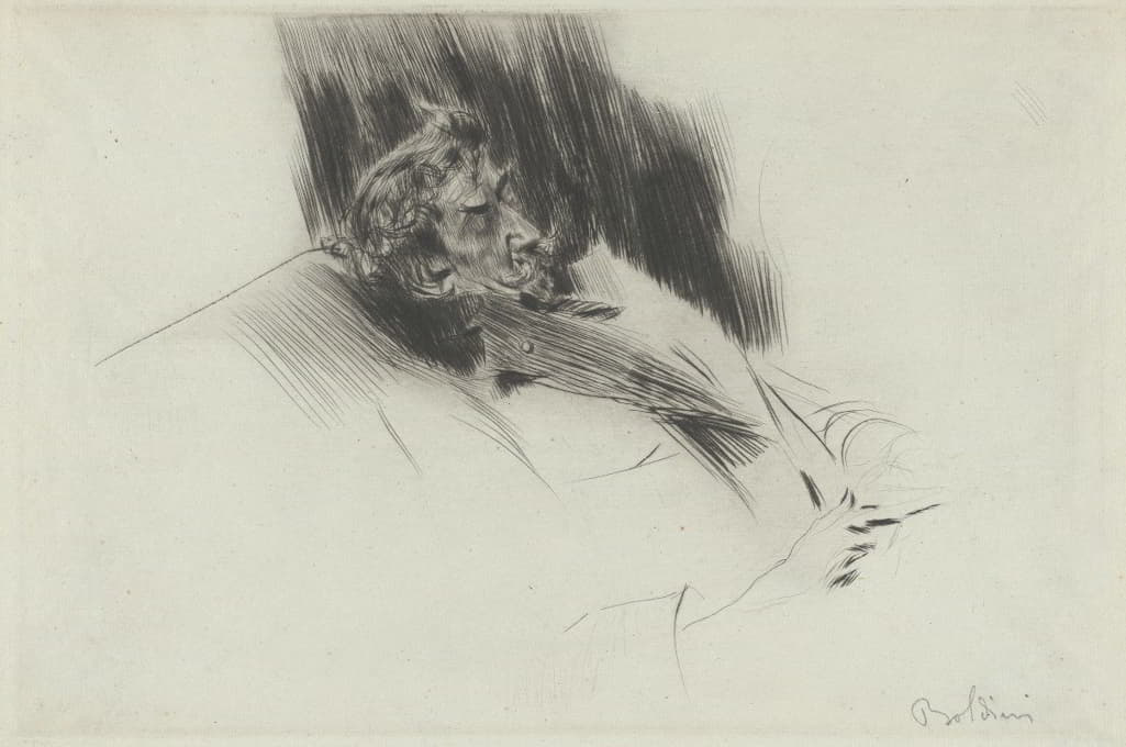 Giovanni Boldini - Whistler Asleep