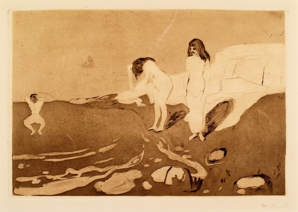 Edvard Munch - Women Bathing