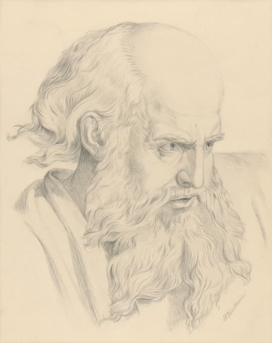 František Klimkovič - The head of an old man