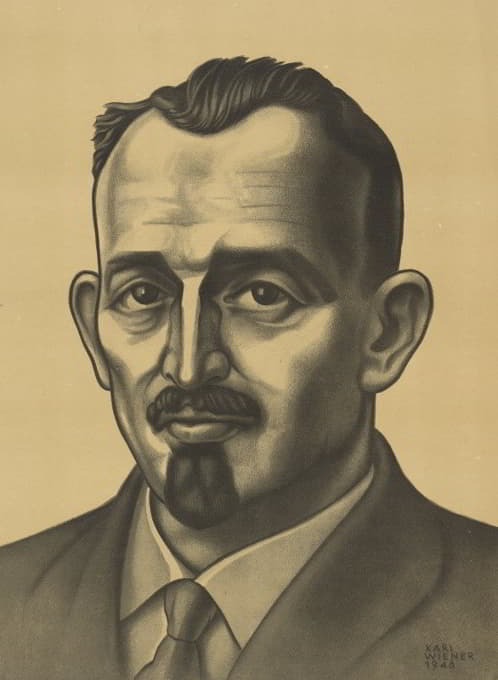 Karl Wiener - Portrait eines Mannes