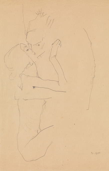 Egon Schiele - The Kiss