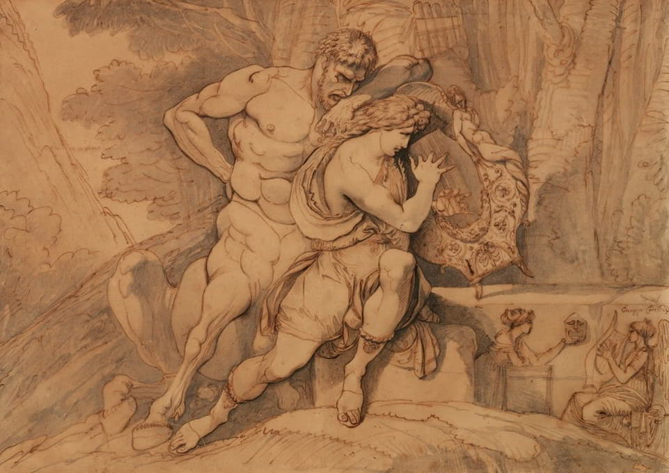 Giuseppe Cades - The Education Of Achilles By Chiron