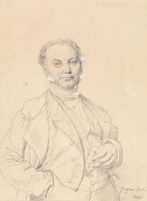 Jean Auguste Dominique Ingres - Dr. François Mêlier
