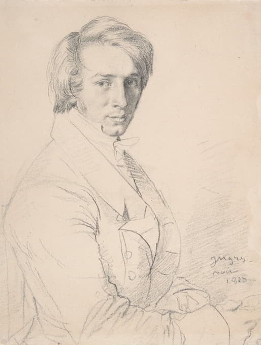 Jean Auguste Dominique Ingres - Ursin-Jules Vatinelle (1798-1881)