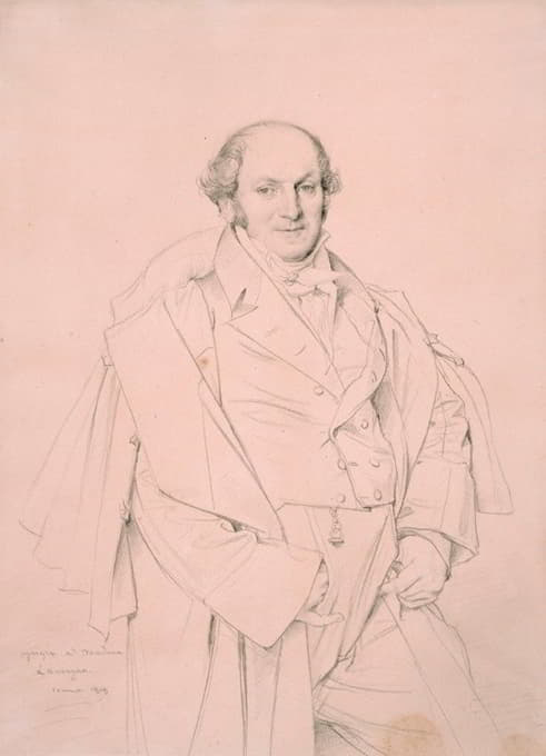 Jean Auguste Dominique Ingres - Monsieur Lavergne