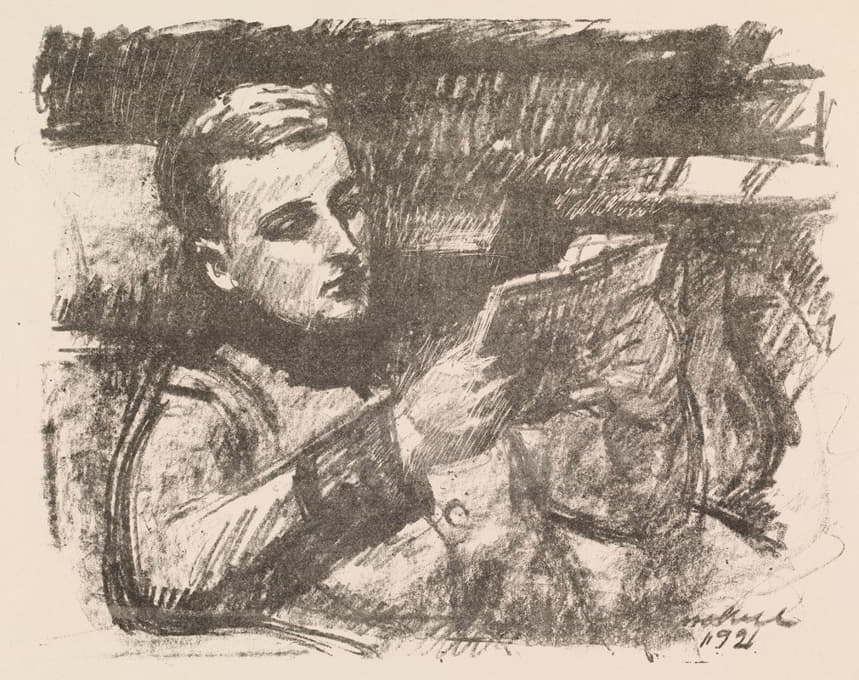 Magnus Enckell - Boy Reading (Jorgen Enckell)