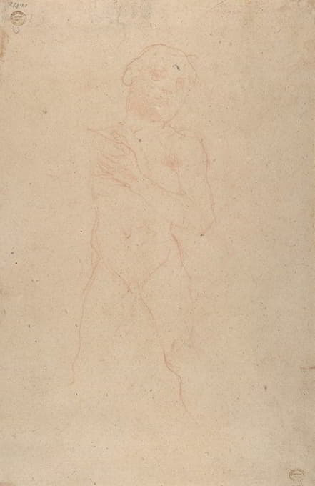 Baldassarre Franceschini - Allegorical Figure of Purity with a Unicorn and Putto