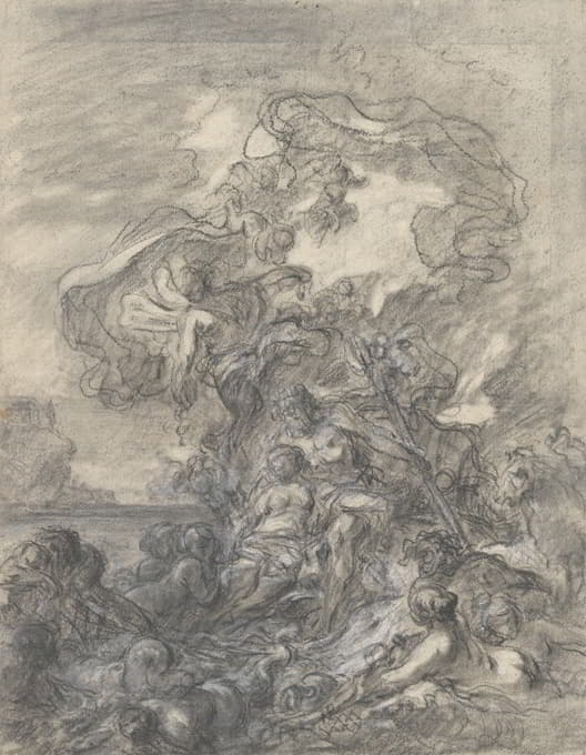 Gabriel-François Doyen - Allegory of Fishery; Neptune and Amphitrite