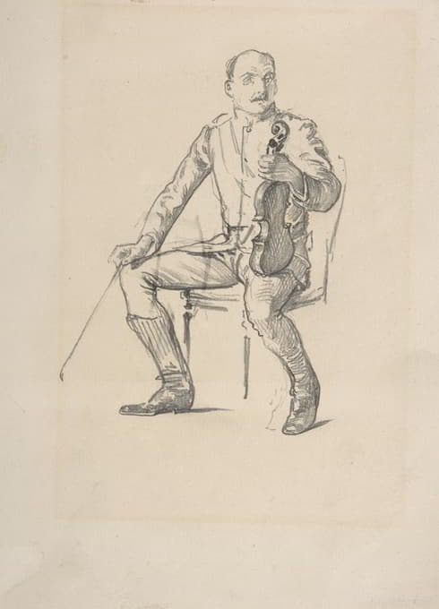 George Du Maurier - Violinist