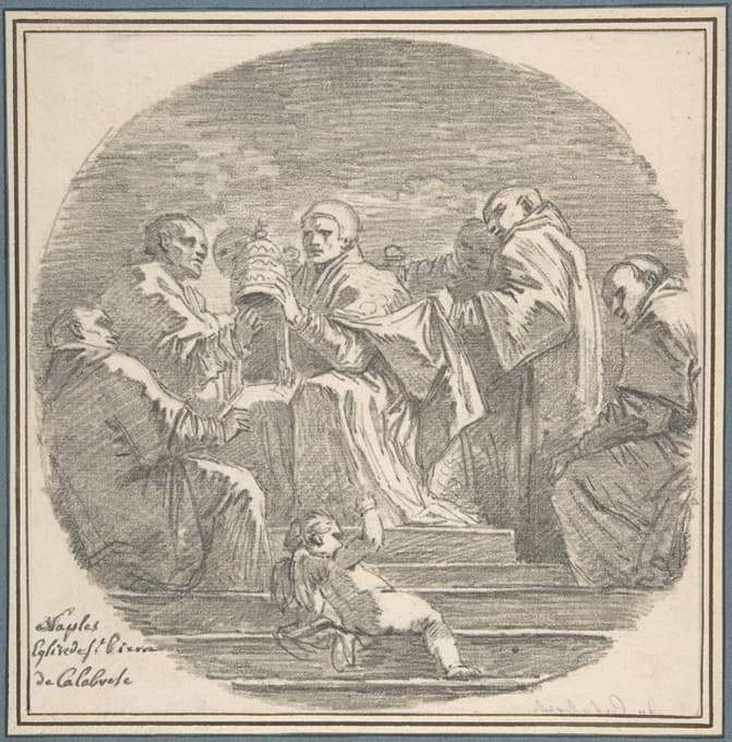 圣塞莱斯汀五世在马蒂亚·普雷蒂之后宣布放弃教皇职位
