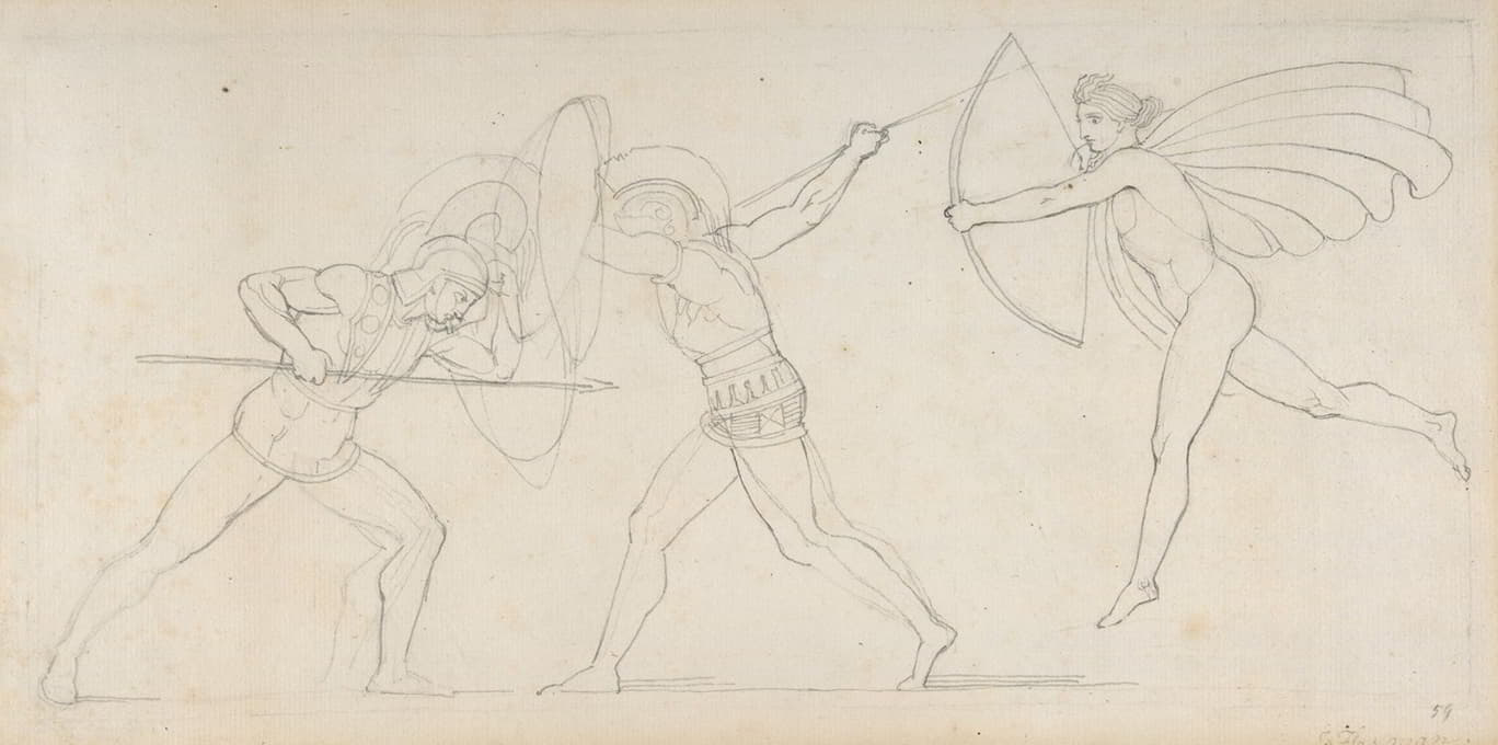 “七个酋长对抗底比斯”的插图