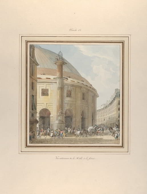 Pierre François Léonard Fontaine - La Halle aux Blés, Exterior View
