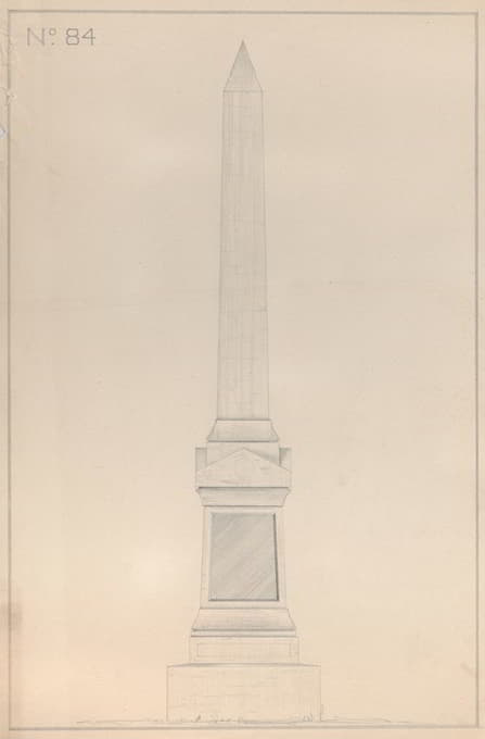 Alexander Maxwell - Obelisk Grave Monument, No. 16