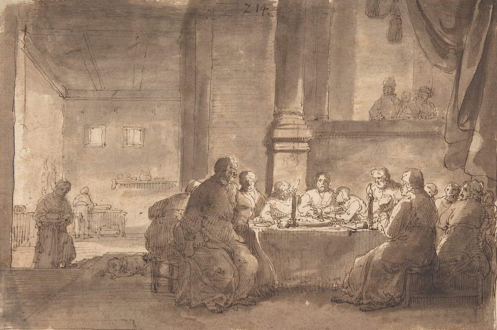 Claes Cornelisz. Moeyaert - The Last Supper
