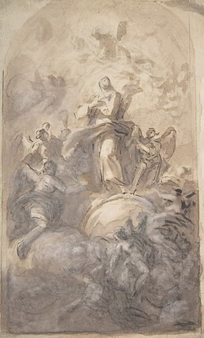 Domenico Mondo - The Virgin Immaculate in Glory
