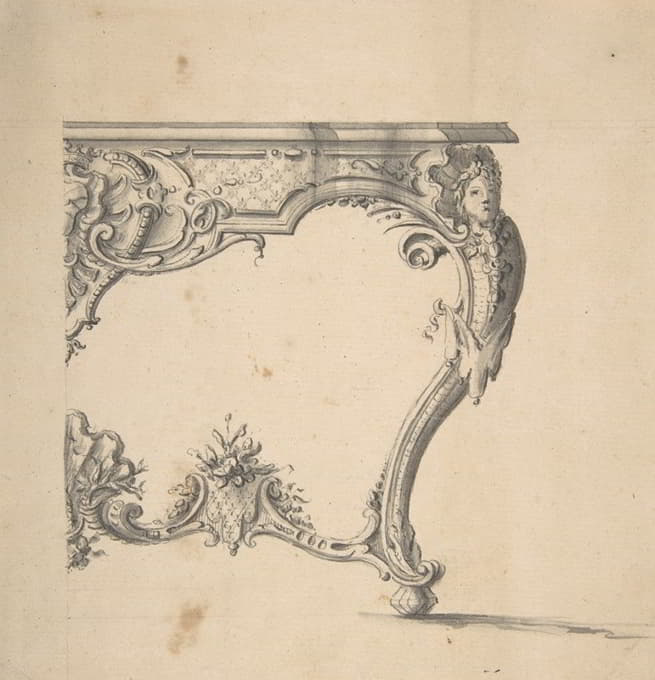 Giovanni Battista Natali III - Design for a Table