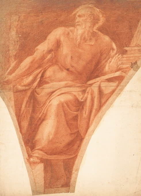 Girolamo Muziano - Study of St. Jerome