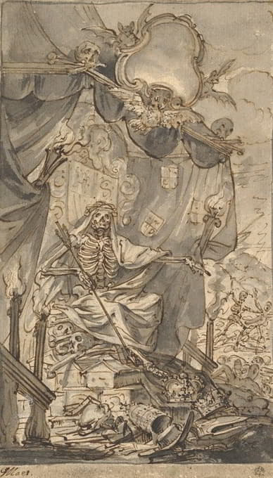 冠冕王座上的死亡（标题页设计）