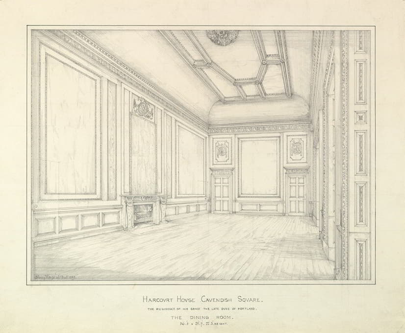 Henry Hodge - Harcourt House Cavendish Square, The Dining Room