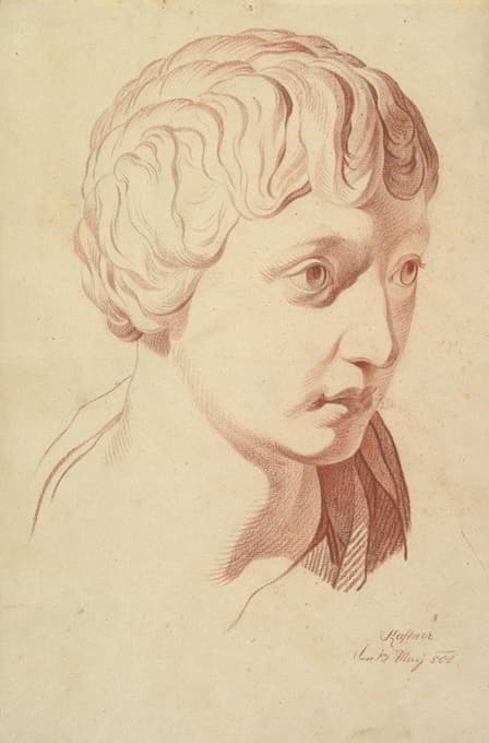 Johann Evangelist Kastner - Idealized Head Looking Right, Copied after the Antique