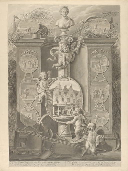 Johannes Petrus van Horstok - Allegory of the Baker’s Trade