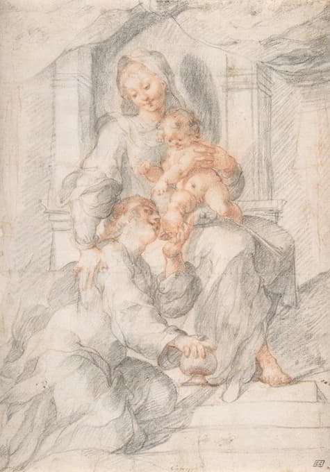 Joseph Heintz The Elder - Madonna and Child with Mary Magdalen