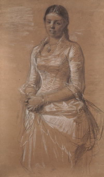 Peder Severin Krøyer - Portrait of Frederikke Tuxen