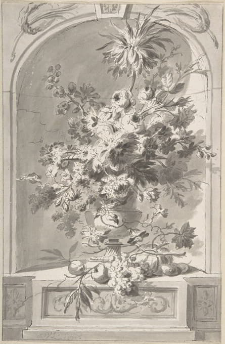 Willem van Leen - Vase of Flowers