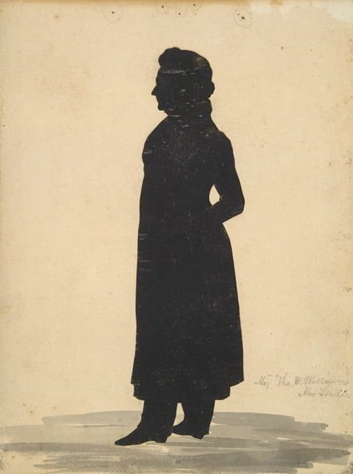 Auguste Edouart - Silhouette of Major Thomas Wheeler Williams
