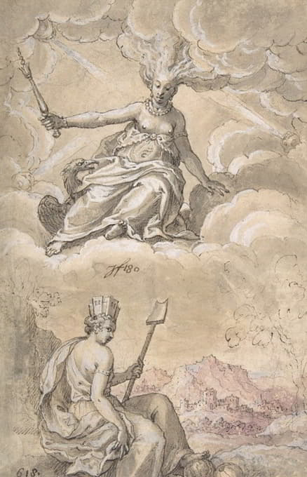 Bartholomäus Reiter - Allegory of Air and Earth